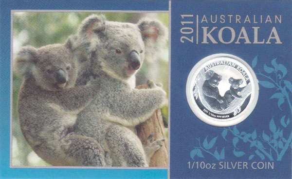 2011 Australia silver 10 Cents (Koala)